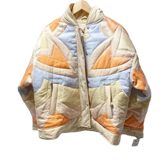 Free People Women's Shine On Puffer Jacket Coat - Picture 5 of 8